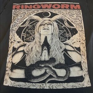 Ringworm Hammer of the Witch Graphic TShirt Black Estimated Size Small